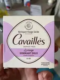 CAVAILLES - Nettoyant visage solide - Gommant doux riz bio