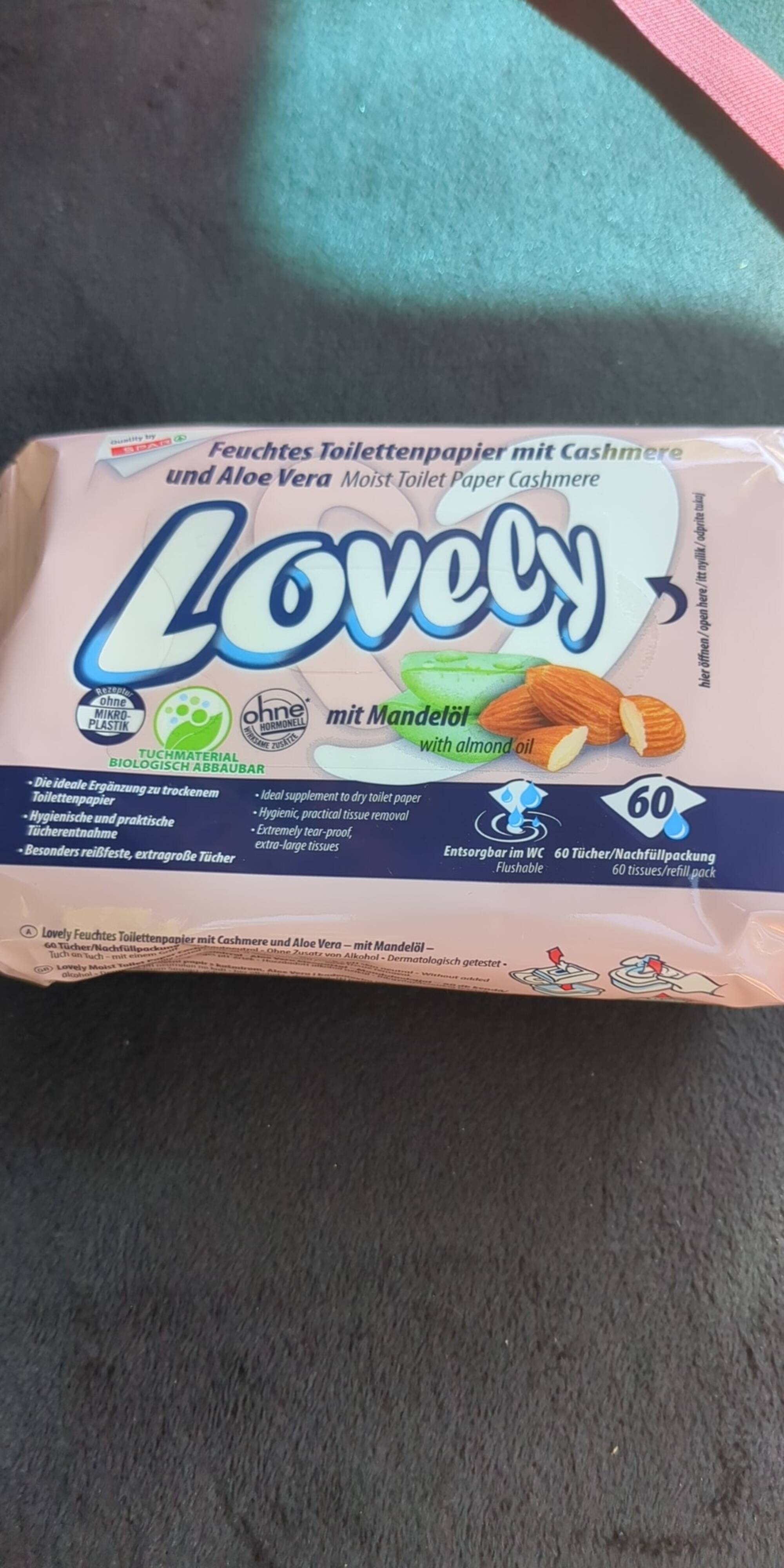 LOVELY - Moist toilet paper cashmere