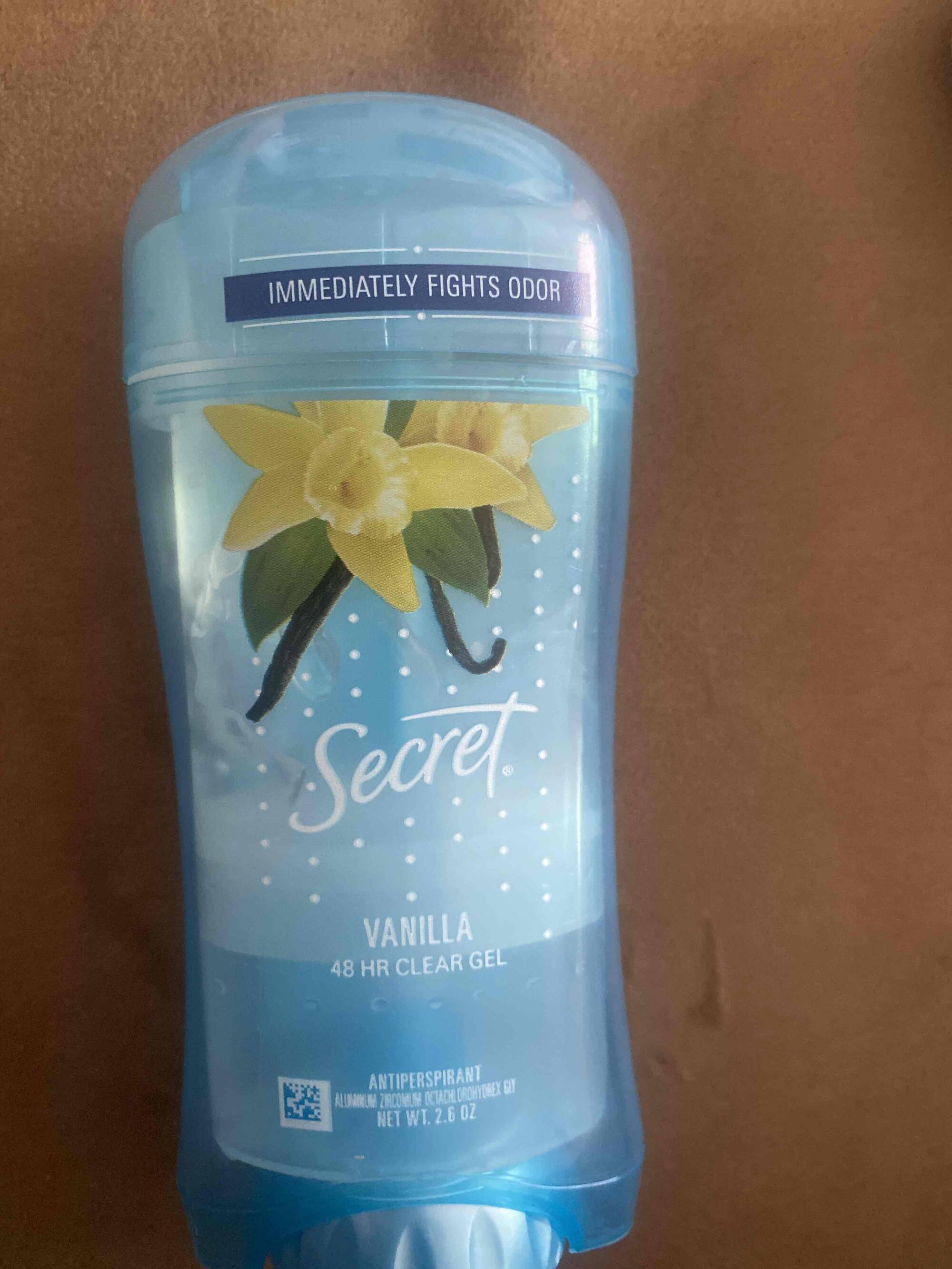 SECRET - Vanilla - 48hr clear gel antiperspirant 