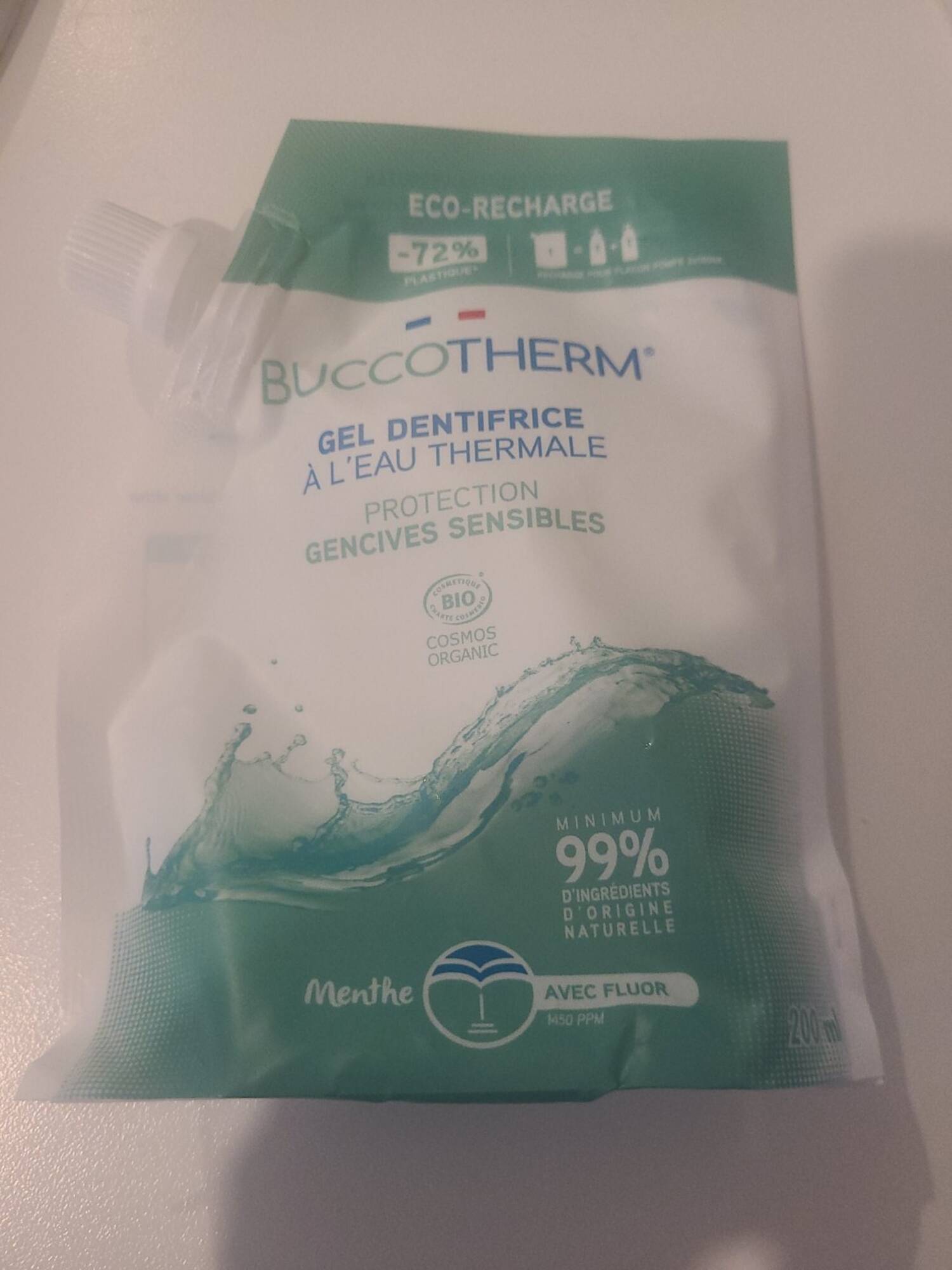 BUCCOHERM - Gel dentifrice à l'eau thermale
