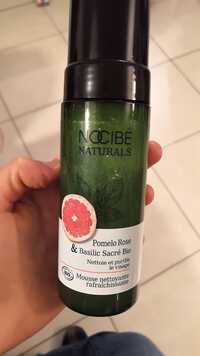 NOCIBÉ - Pomelo rose & basilic sacré bio - Mousse nettoyante rafraîchissante 