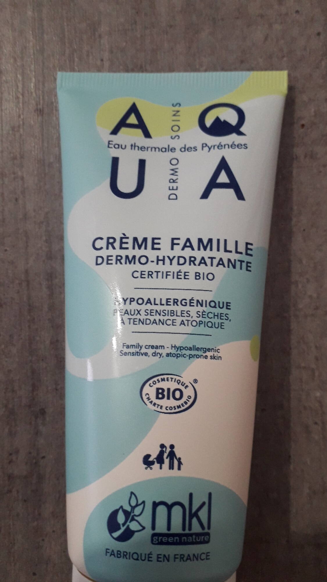 MKL GREEN NATURE - Aqua - crème famille dermo-hydratante