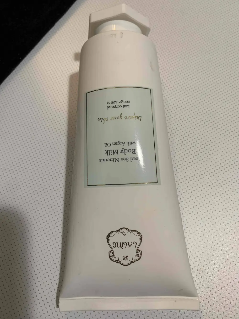 LALINE - Dead sea salt body milk with argan oil