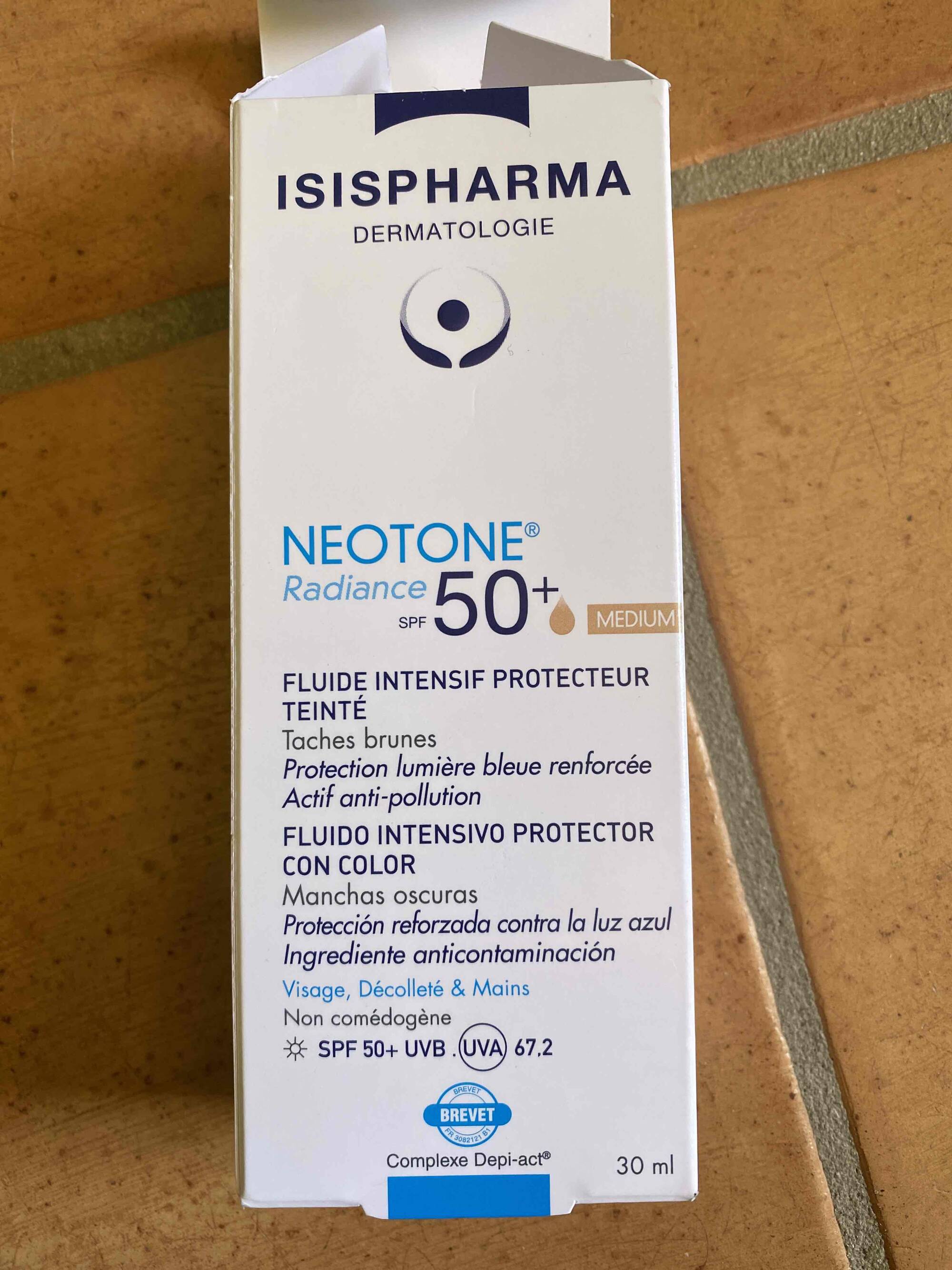 ISISPHARAMA - Neotone - Fluide intensif protecteur teinté spf50+