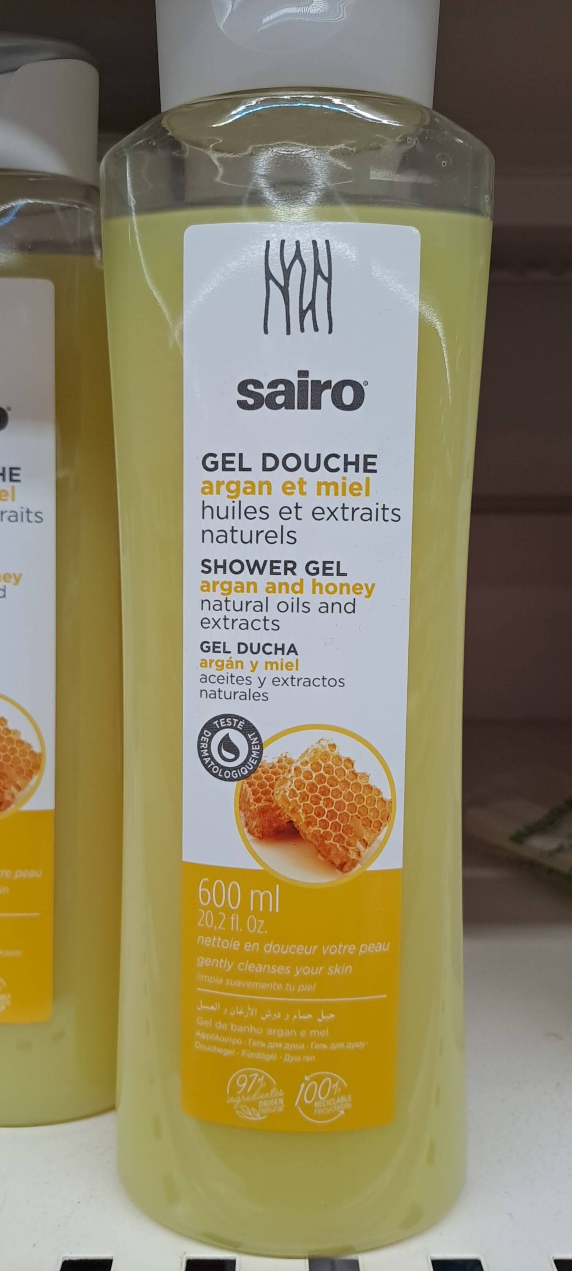 SAIRO - Argan et miel - Gel douche