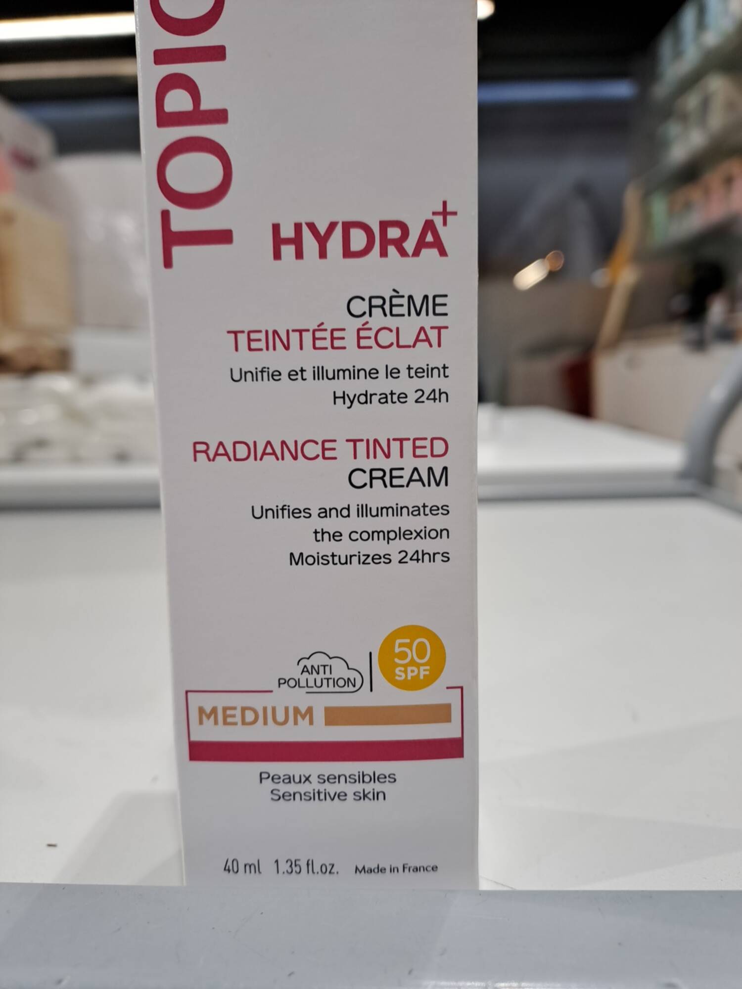 TOPICREM - Hydra+ - Crème teintée éclat 