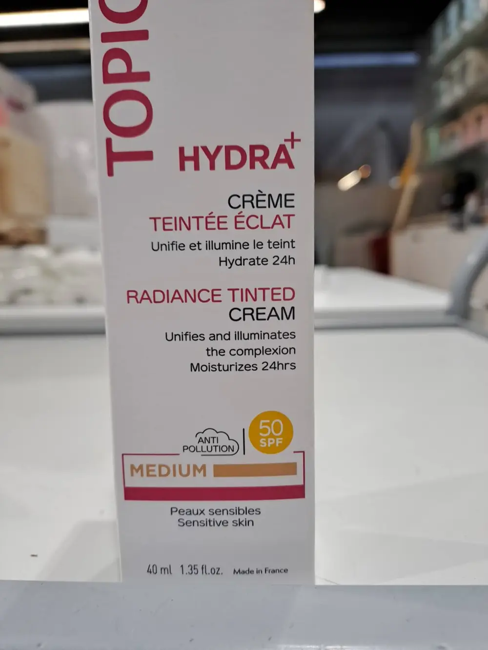 TOPICREM - Hydra+ - Crème teintée éclat 