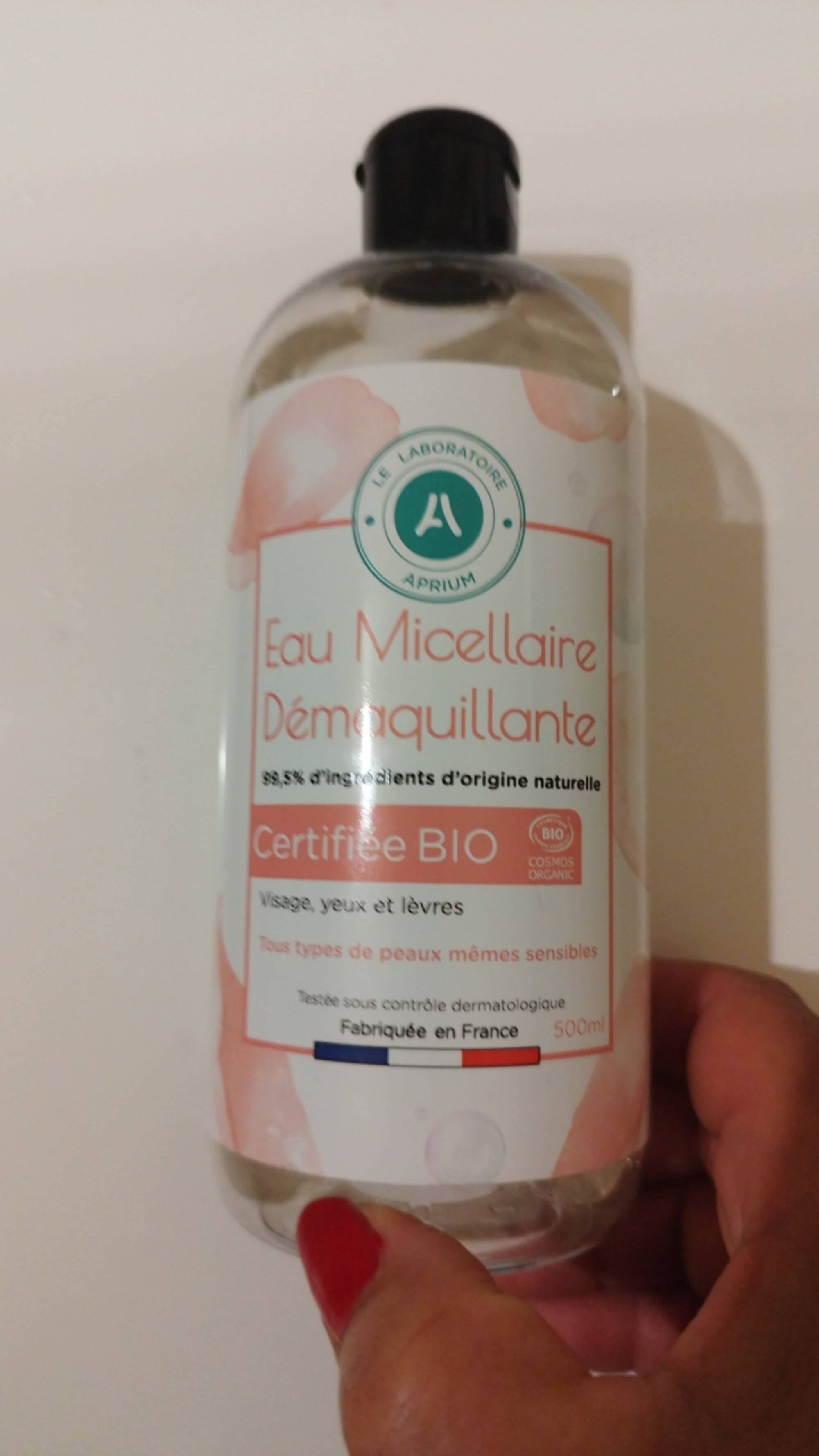 LE LABORATOIRE APRIUM - Eau micellaire démaquillante bio