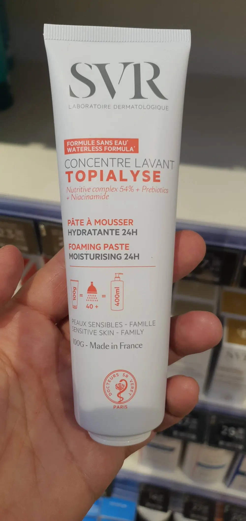 SVR - Topialyse - Concentré lavant pâte à mousser