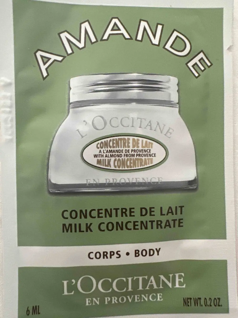 L'OCCITANE - Amande - Concentre de lait corps