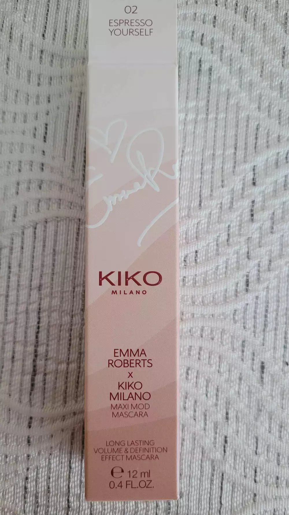 KIKO - Emma Robberts - Maxi mod mascara 02 espresso yourself