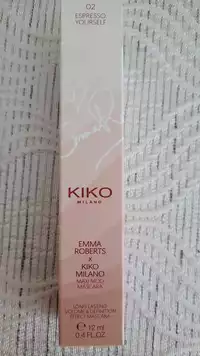 KIKO - Emma Robberts - Maxi mod mascara 02 espresso yourself