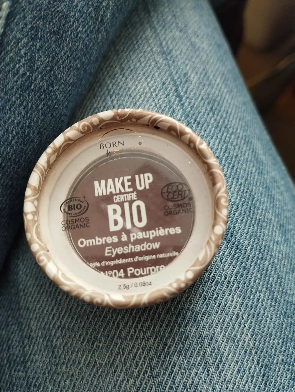 BORN TO BIO - Ombre à paupières n°04 pourpre