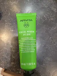 APIVITA - Masque visage aloe hydratant & rafraichissant