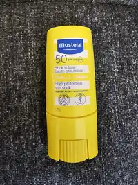 MUSTELA - Stick solaire haute protection spf50
