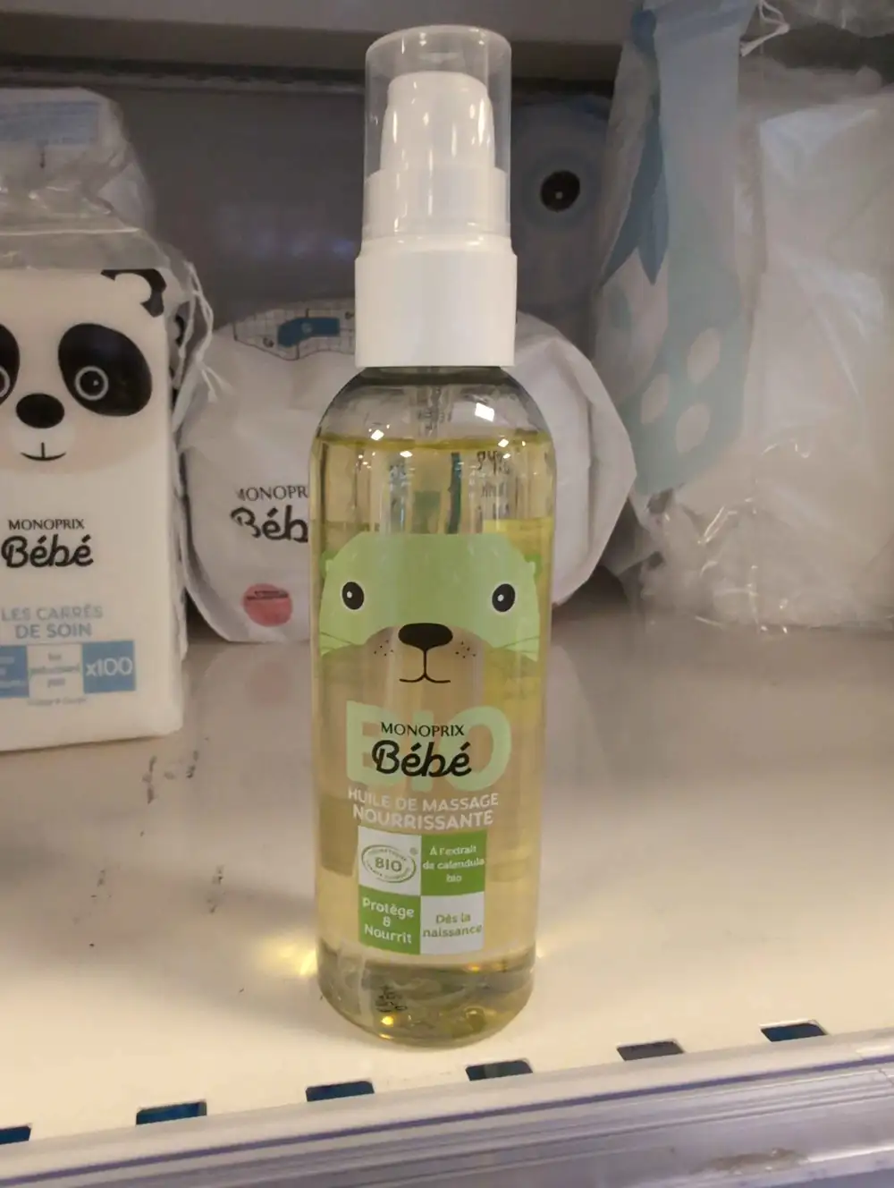 MONOPRIX - Bébé - Huile de massage nourrissante