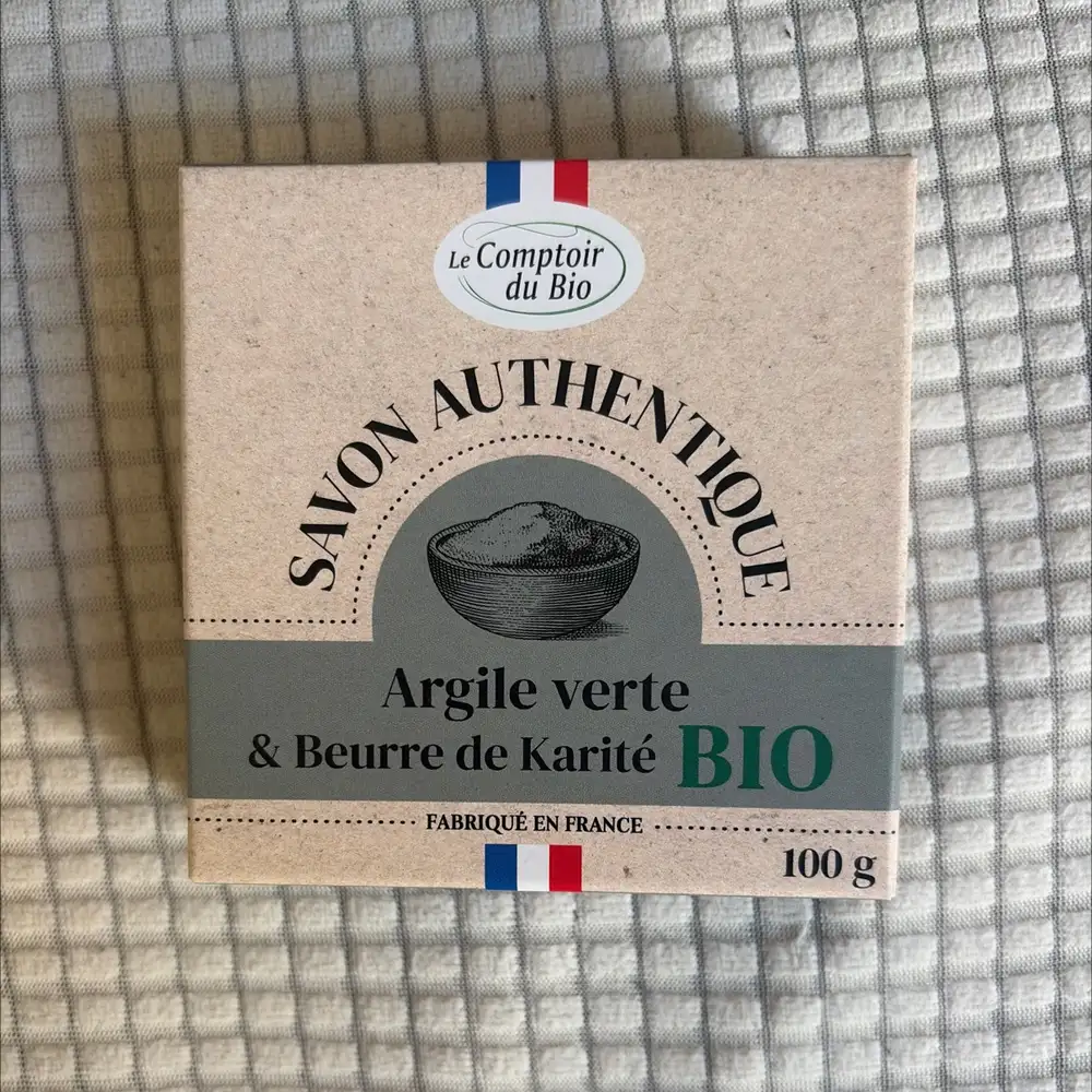 LE COMPTOIRS DU BIO - Savon authentique argile verte & beurre de karité bio