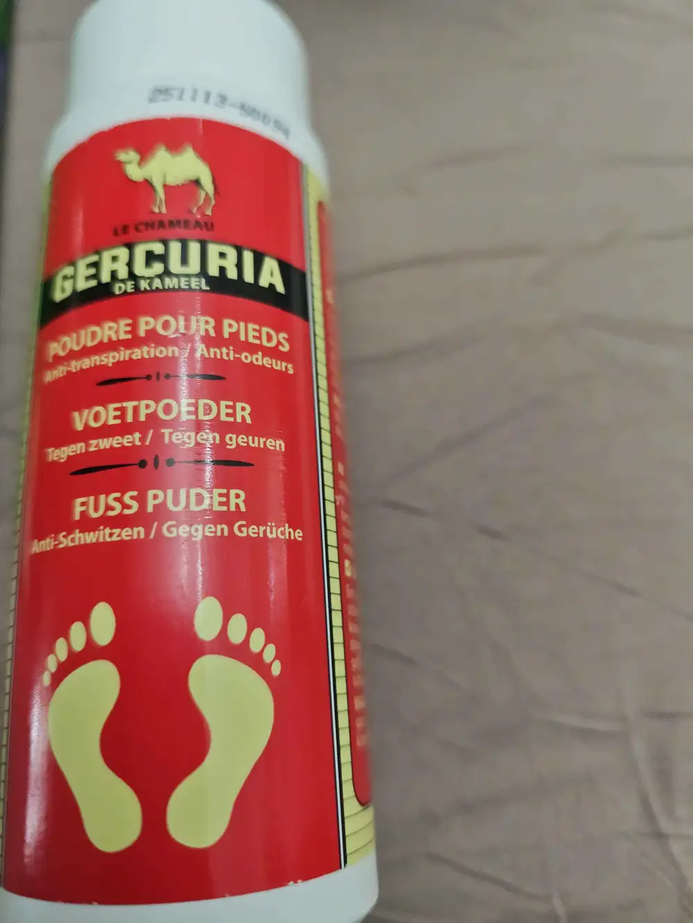 GERCURIA - Poudre pour pieds anti-odeurs