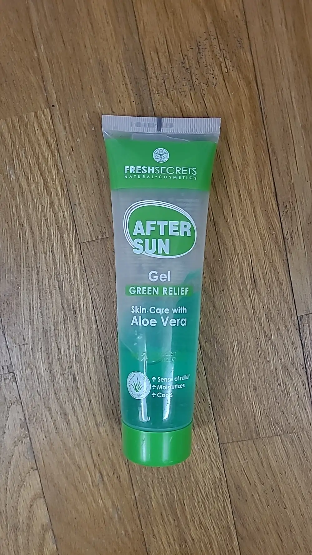 FRESH SECRETS - After sun gel green relief aloe vera
