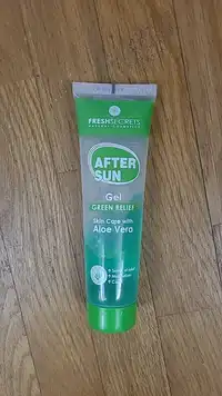 FRESH SECRETS - After sun gel green relief aloe vera
