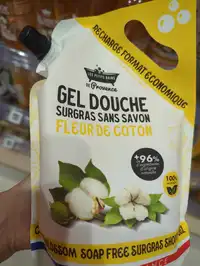 LES PETITS BAINS DE PROVENCE - Gel douche surgras sans savon fleur de coton