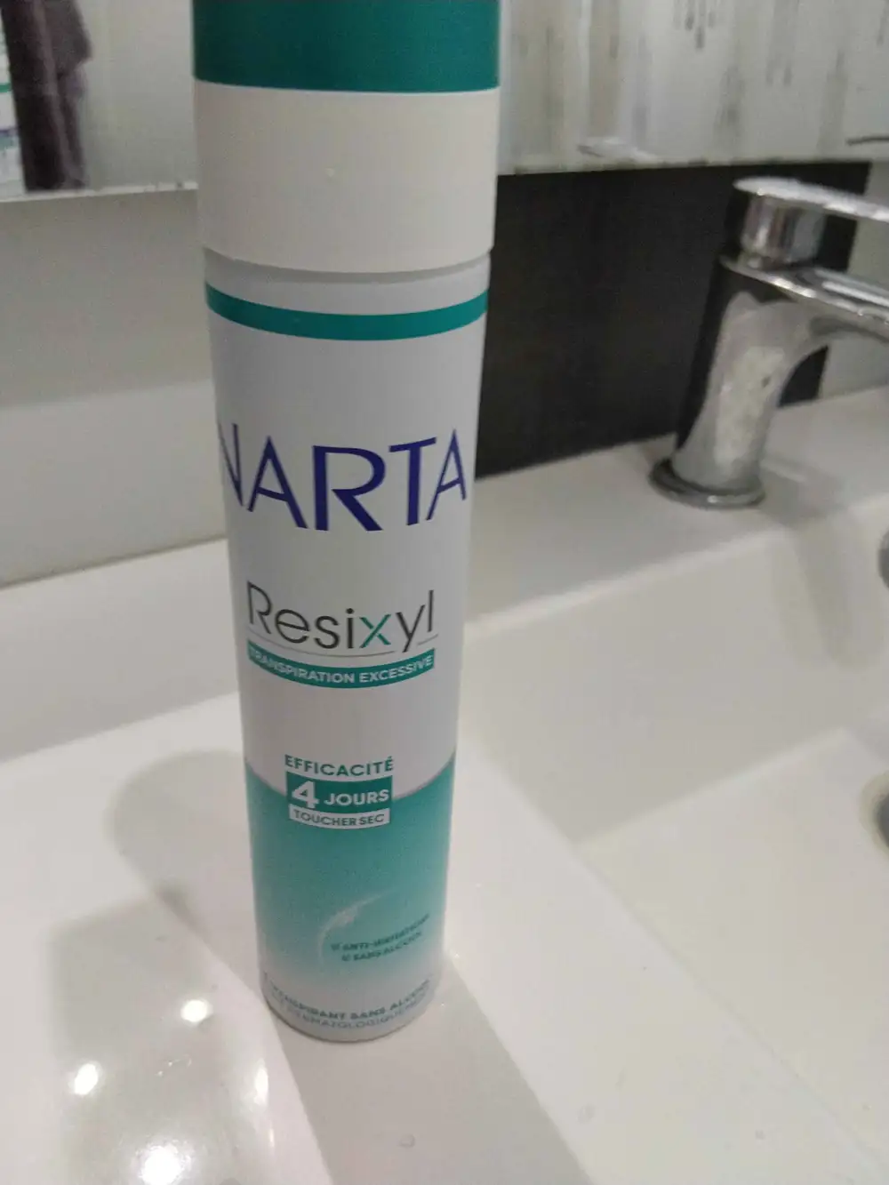 NARTA - Resixyl - Transpiration excessive 4 jours