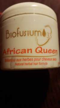 BIOFUSIUM 33 - African queen - Brillantine aux herbes pour cheveux secs