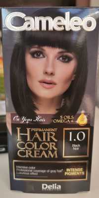 DELIA COSMETICS - Cameleo - Permanent hair color cream 1.0 black