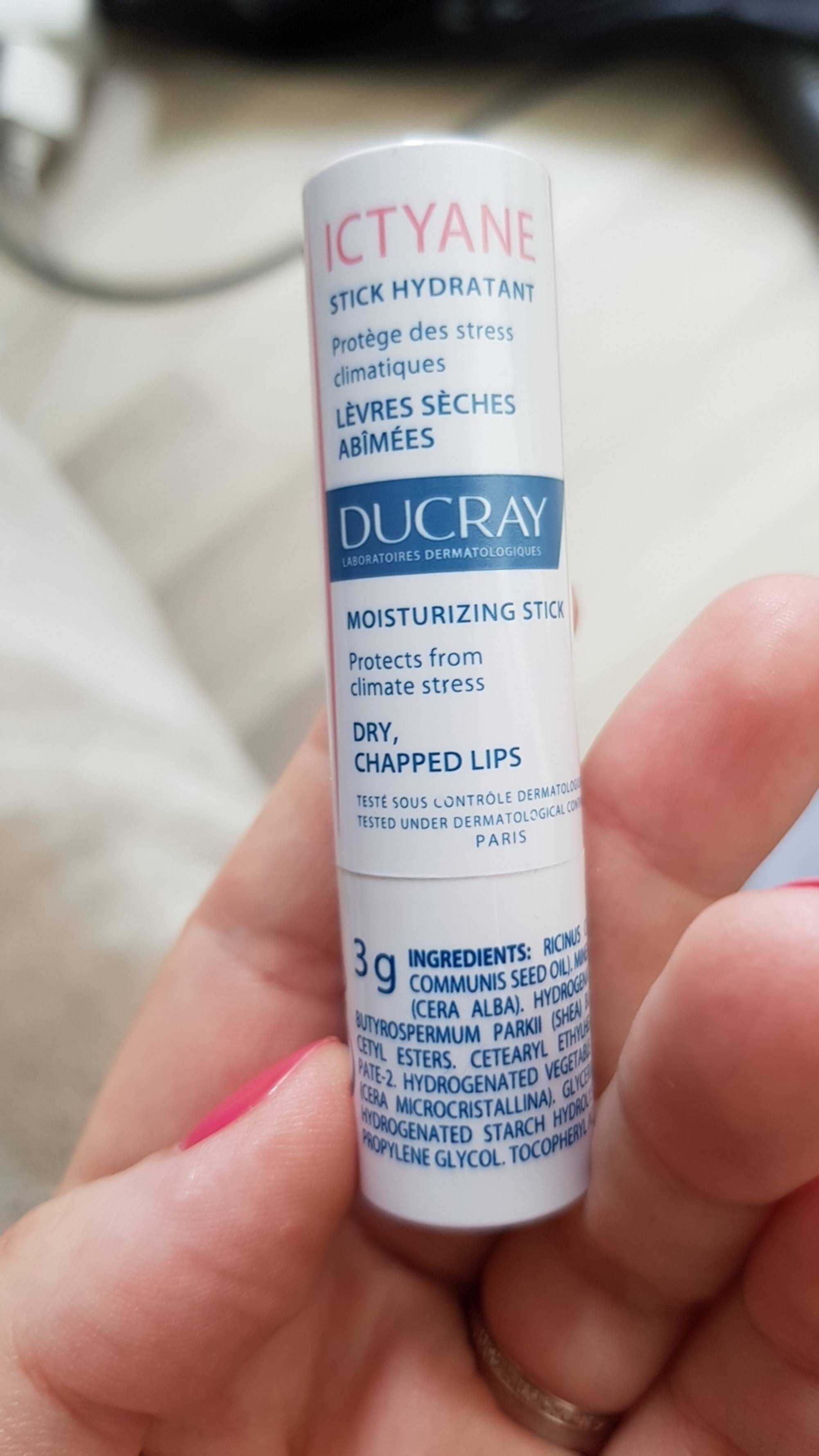 DUCRAY - Ictyane - Stick hydratant lèvres