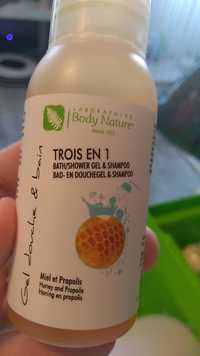 BODY NATURE - Trois en 1 - Bad-en douchegel & shampoo