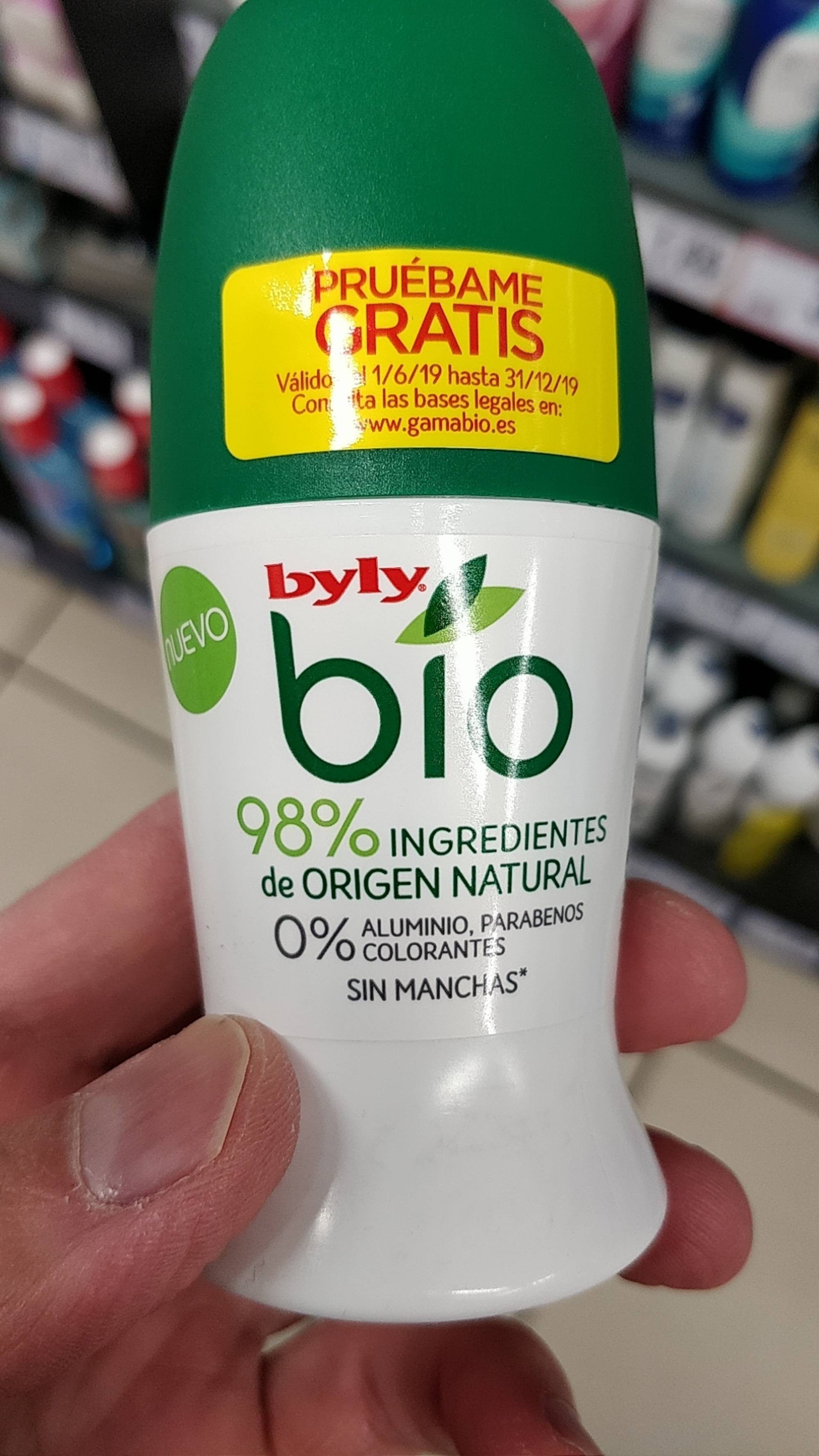 BYLY - 98% ingredientes de origen natural 