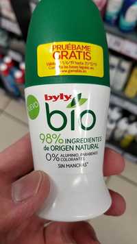BYLY - 98% ingredientes de origen natural 