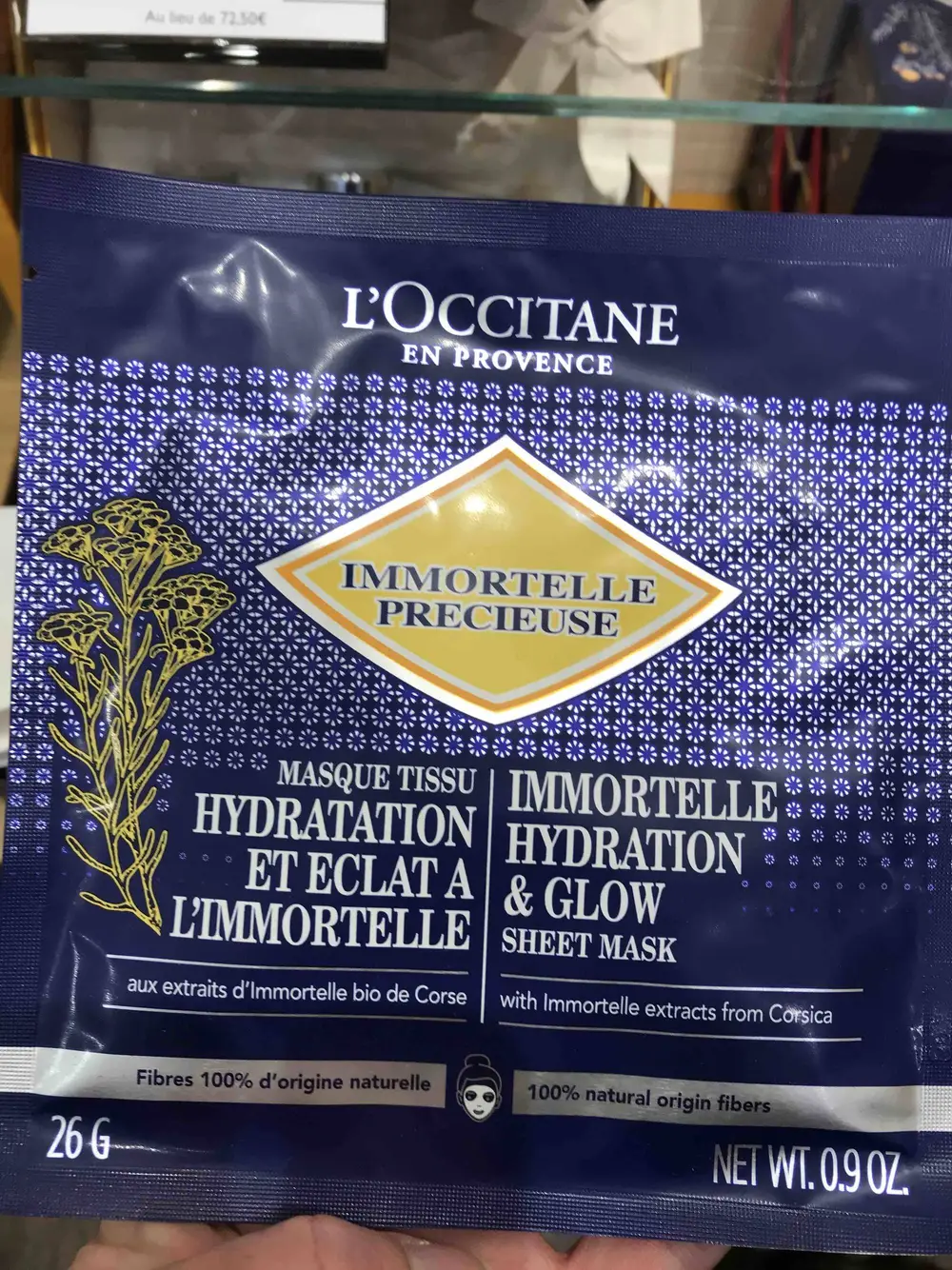 L'OCCITANE EN PROVENCE - Immortelle précieuse - Masque tissu