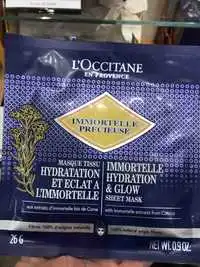 L'OCCITANE EN PROVENCE - Immortelle précieuse - Masque tissu