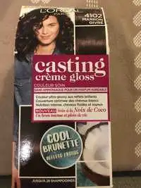 L'ORÉAL PARIS - Casting crème gloss - Couleur soin - 4102 marron givré