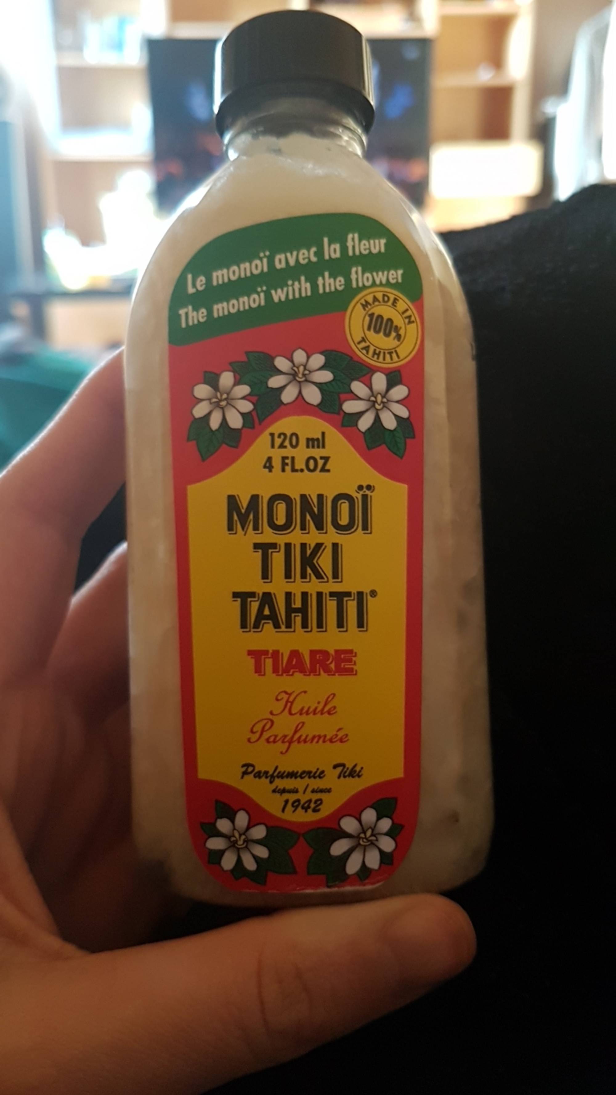 PARFUMERIE TIKI - Monoï tiki Tahiti - Tiaré huile parfumée