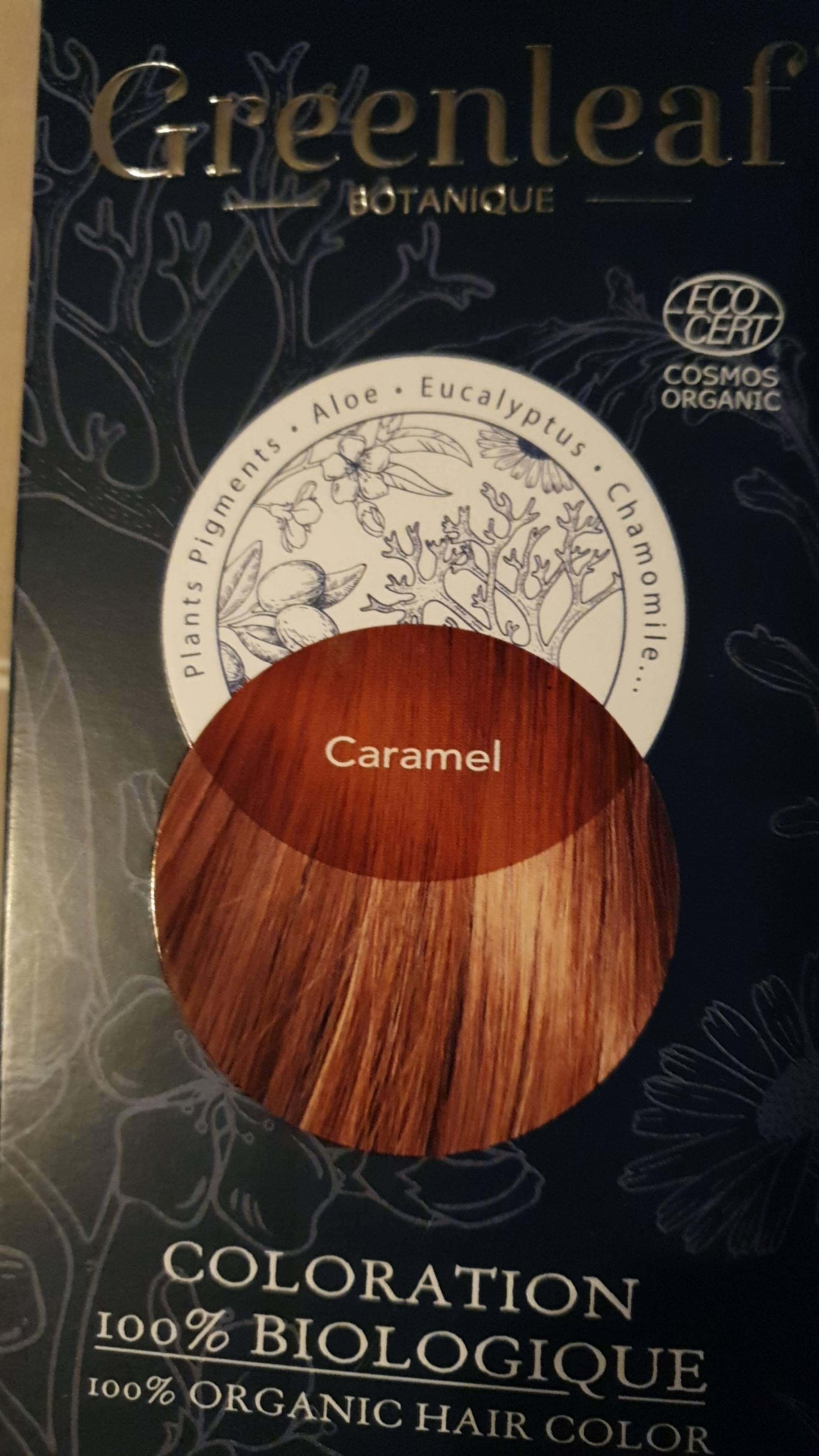 GREENLEAF - Coloration 100% biologique caramel