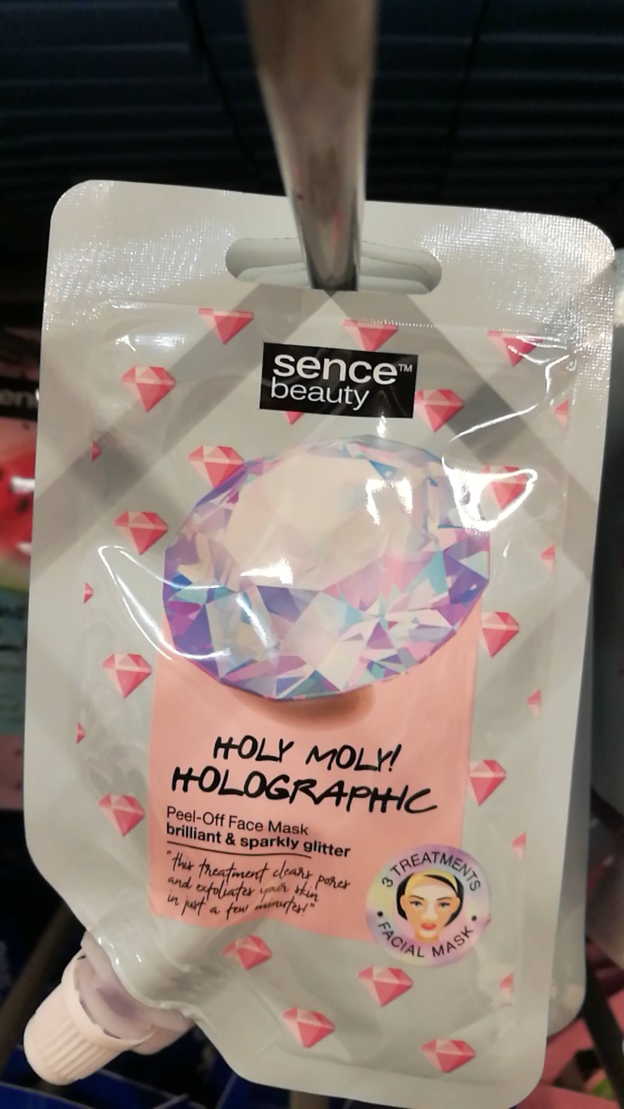 SENCE BEAUTY - Holy moly ! Holographic - Peel-off face mask
