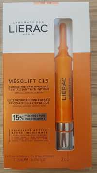 LIÉRAC - Mésolift C15 - Concentré extemporané revitalisant anti-fatigue