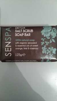 SENSPA - Detox salt scrub soap bar