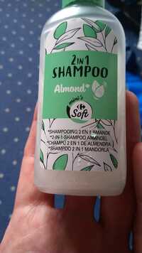 CARREFOUR - Shampooing 2 en 1 Amande