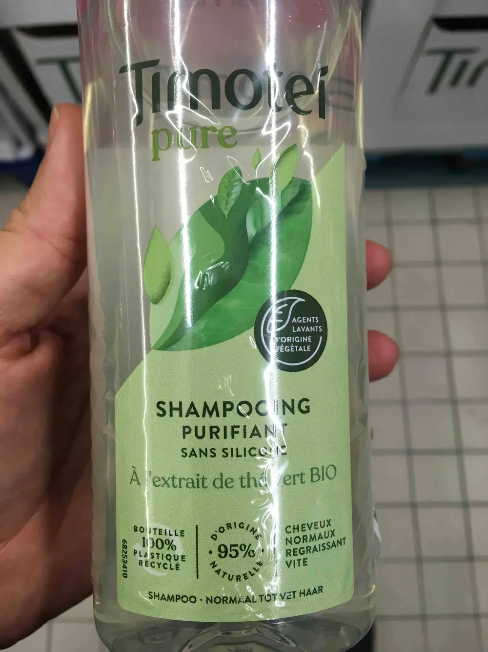 TIMOTEI - Pure - Shampooing purifiant the vert bio