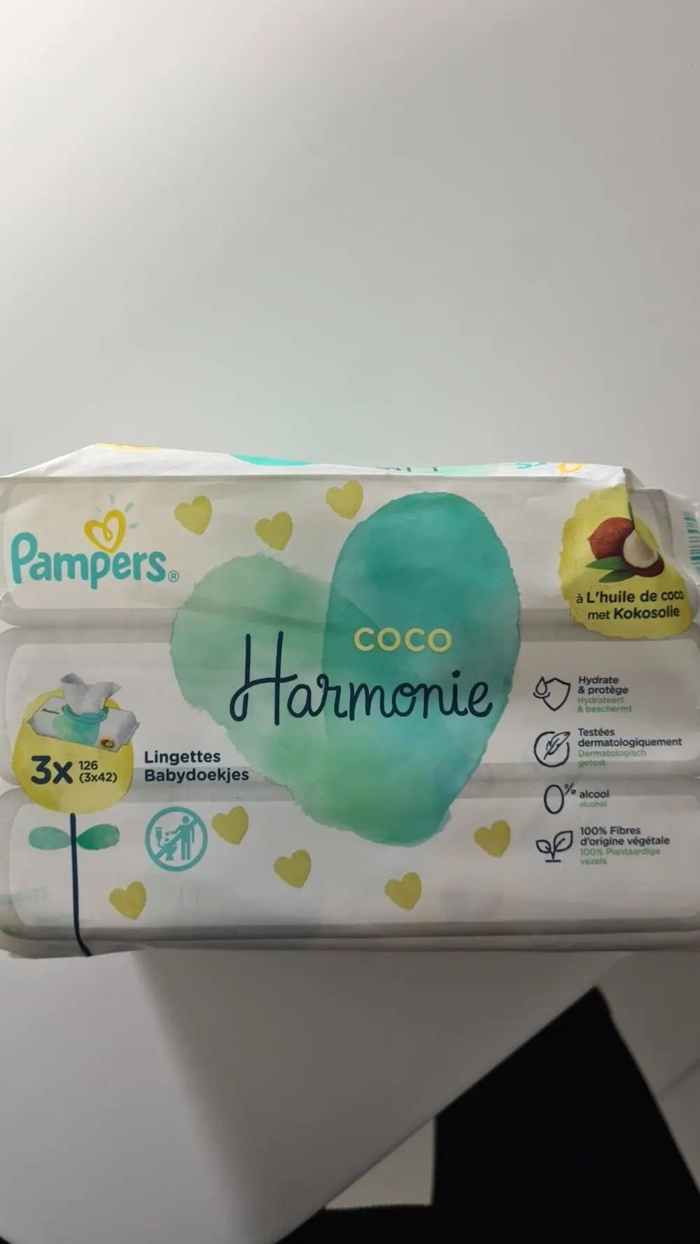 PAMPERS - Harmonie coco - Lingettes babydoekjes