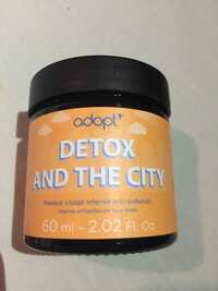 ADOPT' - Detox and the city - Masque visage intense anti-pollution