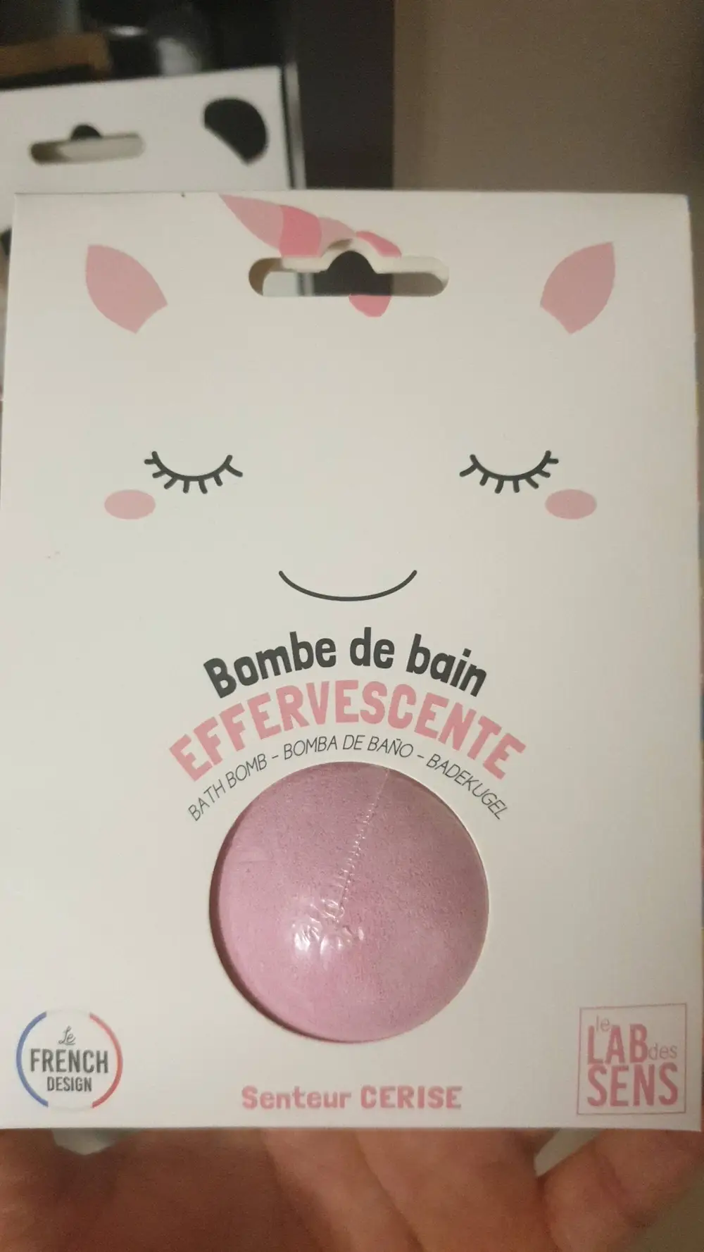 LE LAB DES SENS - Bombe de bain effervescente senteur cerise