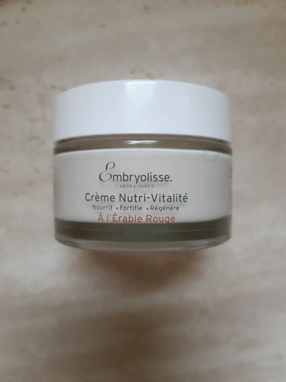 EMBRYOLISSE - Crème nutri-vitalité à l'érable rouge