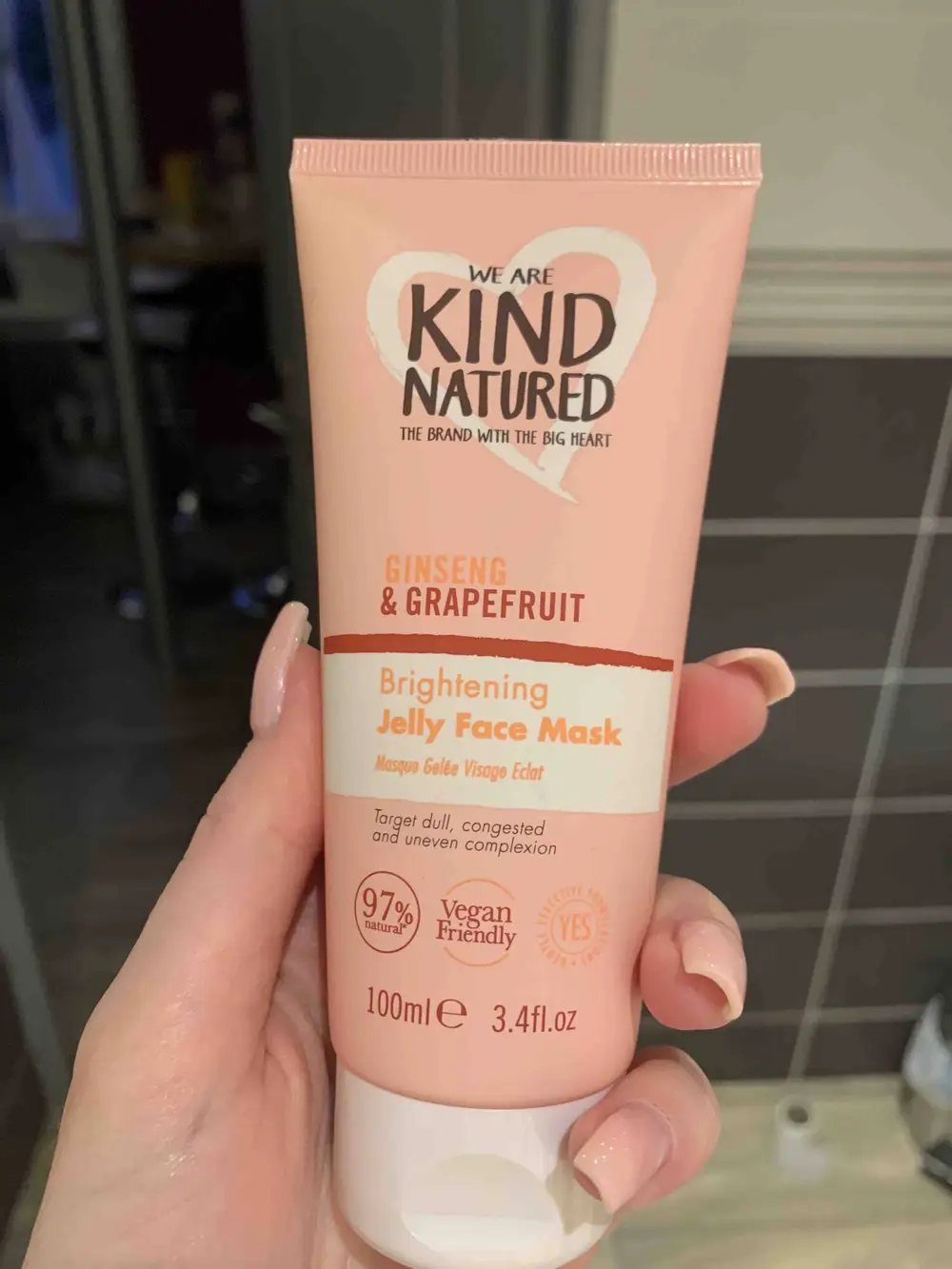 WE ARE KIND NATURED - Ginseng & grapefruit - Masque gelée visage éclat