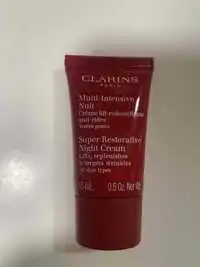 CLARINS - Multi-intensive nuit - Crème lift redensifiante anti-rides