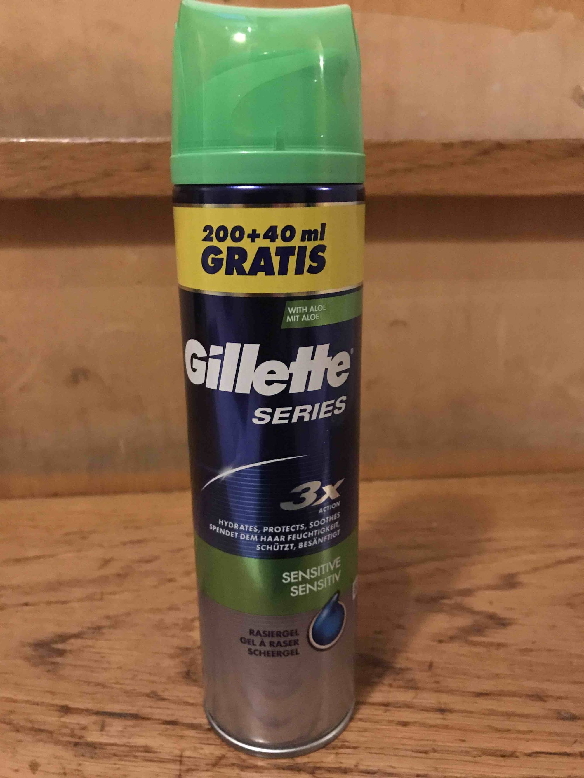 GILLETTE - Series 3x sensitive - Gel à raser