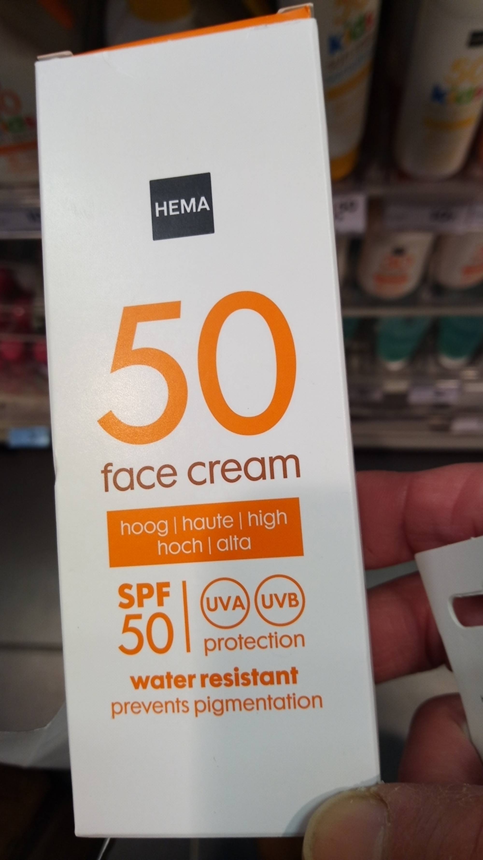 HEMA - Face cream - SPF 50
